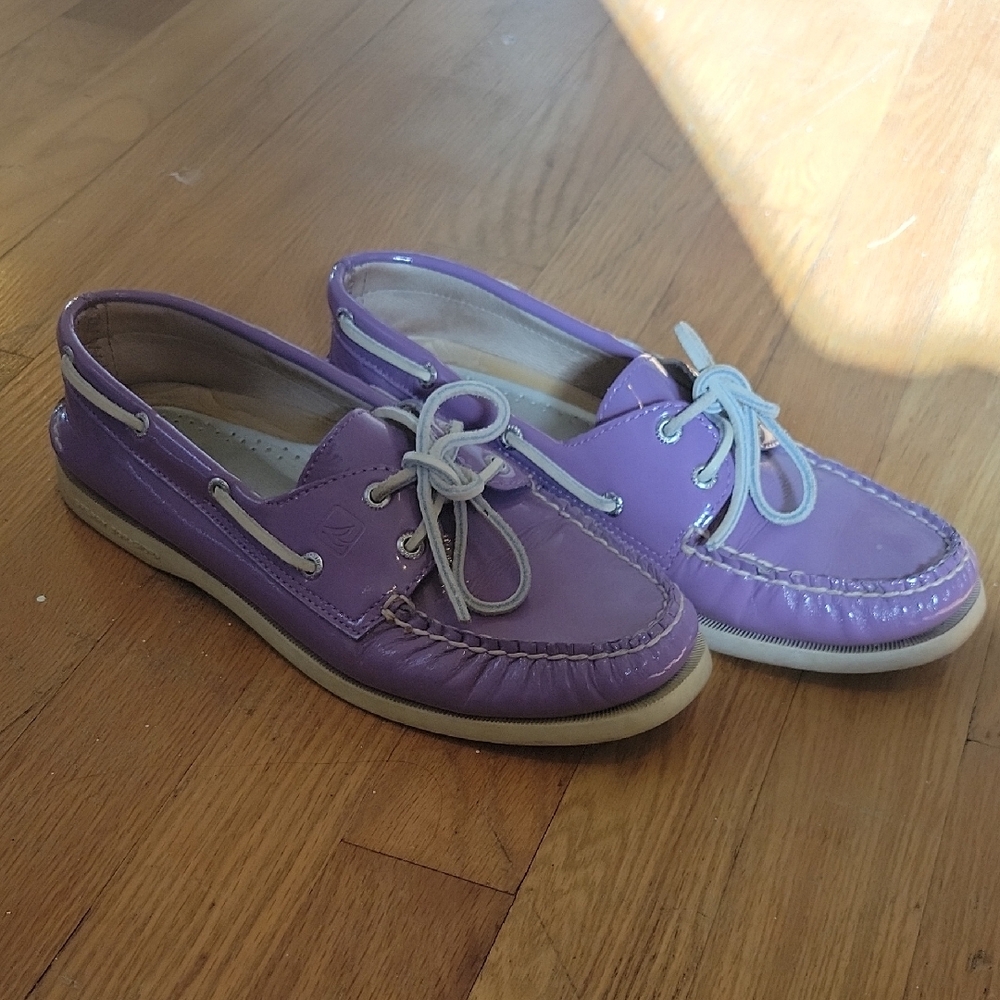Women's Purple Sperry Boat Shoes